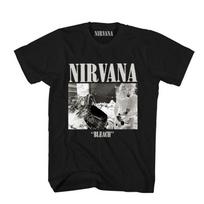 Nirvana Bleach Album Cover Band T-shirt S įvairiaspalvis