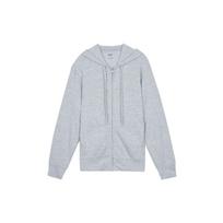 UNIQLO Zip Parka Long Sleeve Coat Hoodie Men coats Gray 444992 M