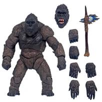 SHF KING KONG Gorilos Veiksmo Figūrėlės Kolekcijos Modelis Žaislas Dovana Sąnariai Judrūs Vinilinė Figūrėlė Lėlė with box