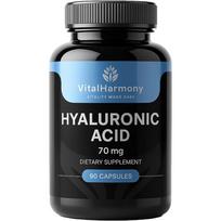 Vitalharmony hialurono rūgštis 70 mg, 90 kapsulių