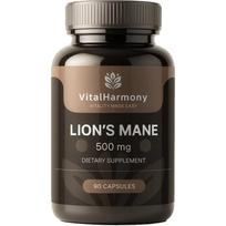 Vitalharmony lions mane su liūto karčių grybo ekstraktas, 90 kapsulių