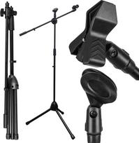 Mikrofonų aksesuaras, trikojis stovas Mozos SM803-PRO, juoda sp.