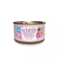 Šlapias kačių ėdalas Agras Pet Foods Schesir Baby in Brühe 70 g – vištiena, be grūdų, jaunoms katėms