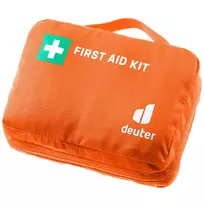 Kelioninė pirmosios pagalbos rinktinė DEUTER First Aid Kit – kompaktiškas užtrauktuku užsegamas maišelis 180×60×120 mm, oranžinis