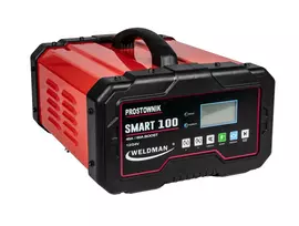 WELDMAN Smart 100 inverterinis lygintuvas 12V/24V su užvedimu – automobilio įkroviklis ir starteris
