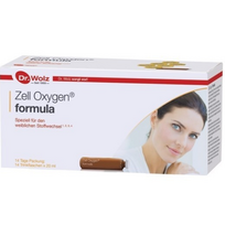 Fermentinių mielių ląstelių kompleksas moterims DR. WOLZ ZELL OXYGEN FORMULA, buteliukai, 20 ml, 14 vnt.