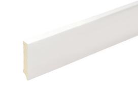 Grindjuostė Domoletti 717514, 2400 cm x 6 cm x 1.2 cm, balta sp.