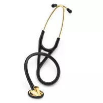 Stetoskopas Littmann Master Cardiology, juodas su žalvario spalvos galvute