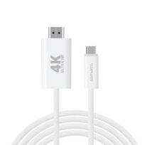 4smarts 540955 HDMI cable 2 m USB C HDMI Type A (Standard) White
