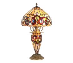 Prezent 1706 - Stalinis šviestuvas TIFFANY 2xE27/60W + 1xE14/7W/230V