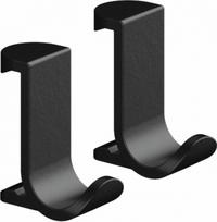 Rankšluosčio kabliukas Hansgrohe WallStoris, 27914670, juoda matinė, 2vnt