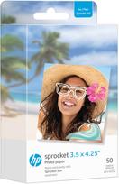 HP photo paper Sprocket Zink 8.9x10.8cm 50 sheets | HPIZ3X450