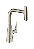 Virtuvinis maišytuvas su ištraukiama žarna Hansgrohe Metris Select M71 73802800 | AF550