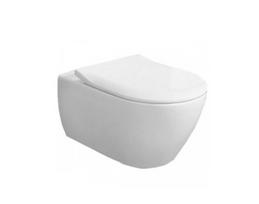 Pakabinamas klozetas Villeroy & Boch Subway 2 Direct Flush su slim Soft Close dangčiu ir CeramicPlus | 5614R2R1