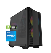Kompiuteris "eSports Gaming6 GT" | Intel® Core™ i5-12400F | 32GB DDR4 (2 x 16GB)| 1TB SSD NVMe | GeForce RTX™ 5060 8GB OC GDDR7 DLSS 4 | 201061_5060 | RTX IT'S' ON, DLSS 4, Ray Tracing, Reflex 2, AI PC, NVIDIA Studio | Dovana RGB žaidimų klaviatūra ir pelė