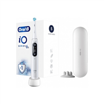 Oral-B Electric Toothbrush | iO6 | Rechargeable | For adults | Number of brush heads included 1 | Number of teeth brushing modes 5 | White | iO6 White