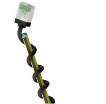 Goobay 74350 Ultra-Flexible CAT 8.1 Patch Cable, Slim, U/FTP, 0.15 m, Black | Goobay