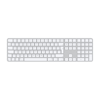 Apple Magic Keyboard with Touch ID and Numeric Keypad | Keyboard | Wireless | English | White | MXK73Z/A