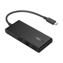 Asus Dual 4K USB-C Dock DC201 | Ethernet LAN (RJ-45) ports 1 | USB 3.0 (3.1 Gen 1) Type-C ports quantity 3 | HDMI ports quantity 1 | 90XB094N-BDS000