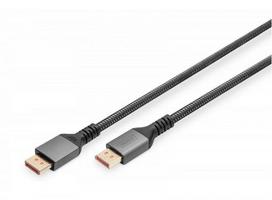Digitus 16K DisplayPort Connection Cable, Version 2.1, 80G | DisplayPort | 1 m | DB-340111-010-S