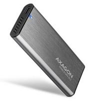 AXAGON External USB-C 3.2 Gen 2 metal box for M.2 NVMe & SATA SSD disks | EEM2-SG2