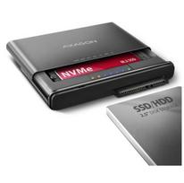 AXAGON USB-C 10Gbps M.2 NVMe + SATA SSD/HDD adapter | ADSA-CC
