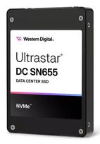 SSD|WESTERN DIGITAL|SSD series Ultrastar DC SN655|3.84TB|PCIe Gen4|NVMe|NAND flash technology TLC|Write speed 2600MBytes/sec|Read speed 6800MBytes/sec|Form Factor U.3|MTBF 25000000 hours|0TS2461