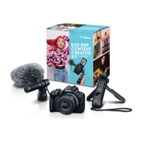 Canon EOS | R50 V Mirrorless Camera Content Creator Kit | Megapixel 24.2 MP | Image stabilizer | ISO sensitivity (max) 32000 | Wi-Fi | Video recording | Automatic, manual | APS-C | Black | 6895C028