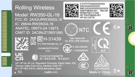HP 4G LTE Modem m.2 WWAN Cat 16 Mobile Broadband Cellular (compatible with WWAN-ready ProBook EliteBook 4 6 - G1i G1a - 13 14 16) | B8BD2AA