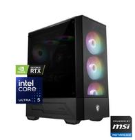 Kompiuteris "MSI Ultra 5" | Intel® Core™ Ultra 5 245K 3.6 GHz iki 5.2 GHz | MSI B860M GAMING PLUS WIFI | 32GB DDR5 5600Mhz | 2TB NVMe SSD | GeForce RTX™ 5070 12G OC GDDR7 DLSS 4 | 250174_a | RTX IT'S' ON, DLSS 4, Ray Tracing, Reflex 2, AI PC, NVIDIA Studio