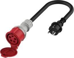 Platinet EV adapter CEE 16A (F) - Schuko 16A (M) (EV_A11C35S) | 46333