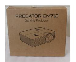 IŠPARDAVIMAS. Acer PREDATOR GM712 Projector, DLP, 4K UHD, 4000lm, 20000/1, HDMI, Black | IŠPARDAVIMAS. Acer | PREDATOR GM712 | 4K UHD (3840 x 2160) | 3600 ANSI lumens | Black | NAUDOTAS | MR.JUX11.001SO