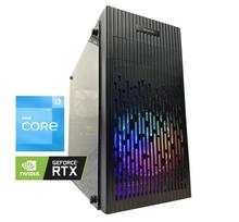 Kompiuteris "GALAXY i3 RTX" | Intel® Core™ i3-14100F (3.50 GHz iki 4.70 GHz) | Intel® H610 lustas | 16GB DDR4 | 512GB SSD | GeForce™ RTX 3050 6GB GDDR6 | 1x RGB | 220506_b_14100F / GALAXY i3 RTX | Dovana RGB žaidimų klaviatūra ir pelė