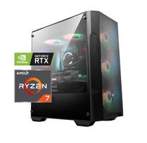 Kompiuteris "PREDATOR 5070"  | AMD Ryzen™ 7 5700X 8-Core | B550M lustas | 32GB DDR4 (2x16GB) | 1TB PCIe 3.0 NVMe M.2 SSD | GeForce RTX™ 5070 12G OC GDDR7 DLSS 4 | 250310_5070 | RTX IT'S' ON, DLSS 4, Ray Tracing, Reflex 2, AI PC, NVIDIA Studio | Dovana RGB žaidimų klaviatūra ir pelė