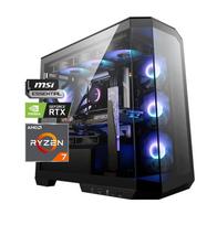 Kompiuteris "MSI eSports 7800X3D PRO"  | AMD Ryzen™ 7 7800X3D Gaming | MSI B850M GAMING PLUS WIFI6E | 32GB DDR5 (2x16GB) | 2TB M.2 PCIe SSD | GeForce RTX™ 5080 16GB OC GDDR7 DLSS 4 | 240715_PRO2 | RTX IT'S' ON, DLSS 4, Ray Tracing, Reflex 2, AI PC, NVIDIA Studio | Dovana RGB žaidimų klaviatūra ir pelė