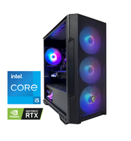 Kompiuteris "RAPTOR I5 RTX" | Intel® Core™ i5-14600KF nuo 2.60 GHz iki 5.10GHz | MSI PRO B760M-P DDR4 | 32GB DDR4-3200 RAM | 1TB SSD | GeForce RTX™ 5060 8GB OC GDDR7 DLSS 4 | 221006_5060 | RTX IT'S' ON, DLSS 4, Ray Tracing, Reflex 2, AI PC, NVIDIA Studio | Dovana RGB žaidimų klaviatūra ir pelė