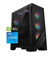 Kompiuteris "MSI PRO 14th" | Intel® Core™ i5-14400F 2.50GHz iki 4.70GHz | MSI PRO H610M-E DDR4 | 16GB DDR4-3200MHz (2x8GB) | 1TB SSD | GeForce™ RTX 3050 6GB GDDR6 | 20230121_d | RTX IT'S' ON, DLSS 4, Ray Tracing, Reflex 2, AI PC, NVIDIA Studio | Dovana RGB žaidimų klaviatūra ir pelė