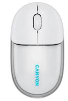 CANYON mouse OnClick 24 BT/ Wireless Transparent/White | CNS-CMSW24W