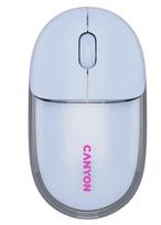 CANYON mouse OnClick 24 BT/ Wireless Transparent/Blue | CNS-CMSW24BL