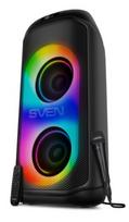 Speaker SVEN PS-1050, black (200W, TWS, Bluetooth, FM, USB, microSD, LED-display, 7200mAh) | SV-022907