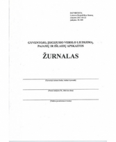 Gyventojo, įsigijusio verslo liudijimą, pajamų ir išlaidų apskaitos žurnalas, A5 (36)  0720-065 | 163