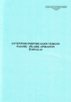 Gyventojų individualios veiklos pajamų-išlaidų apskaitos žurnalas, A4 (24)  0720-064 | 163.2
