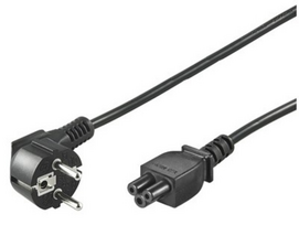 Goobay NK 114 S-180 Maitinimo kabelis CEE 7/7 (Type-F) to C5, 1.8 m, Juoda | 68004