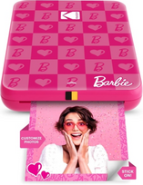 Barbie x Kodak STEP Slim Momentinis mobilus nuotraukų spausdintuvas Colour ZINK 2x3'' 1ppm, BT, Pink | RODMPSB10