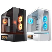 Žaidimų kompiuteris Cougar Flow 7X3D | Ryzen 7 7800X3D | RTX 5070 12GB | 32GB DDR5 | 1TB NVMe | B850 | CFV235 LCD | Water Poseidon | 750W Gold | Wi‑Fi + BT | RGB | JUODAS | R7803257_1 | RTX IT'S' ON, DLSS 4, Ray Tracing, Reflex 2, AI PC, NVIDIA Studio | Dovana RGB žaidimų klaviatūra ir pelė