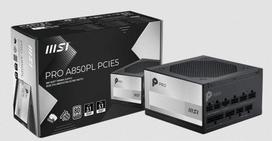 MSI PRO A850PL PCIE5 850W PLATINUM PSU
