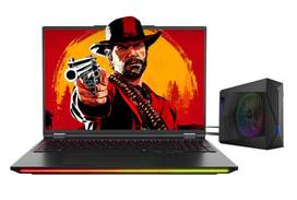 Nešiojamas kompiuteris Dream Machines R9 9955HX3D/16” mini-LED/WQXGA/300Hz/RTX5080/175W TGP/2TB M.2 SSD x4 Gen4/32GB | RT5080-16EU32 | Žaidimas Control Resonant dovanų