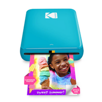 Kodak STEP Momentinis mobilus nuotraukų spausdintuvas spalvotas ZINK 2x3'' 1 ppm, Bluetooth, Mėlyna | RODMP20AMZBL