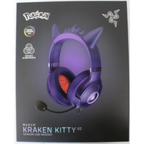IŠPARDAVIMAS. Razer Kraken Kitty V2 Headset, Pokémon Gengar Ed. | IŠPARDAVIMAS. Razer | Headset | Kraken Kitty V2 | Yes | Wired | Over-ear | DEMO | RZ04-04730300-R3M1SO