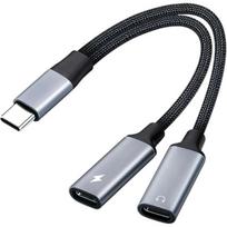 PremiumCord adapter USB-C Splitter 2in1 | 8592220027650